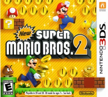 New Super Mario Bros. 2 )(Usa) box cover front
